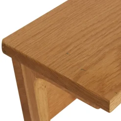 vidaXL Kapstok 60x16x16 cm massief eikenhout