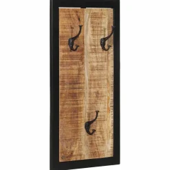 vidaXL Kapstok 40x2x80 cm massief ruw mangohout