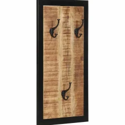 vidaXL Kapstok 40x2x80 cm massief ruw mangohout