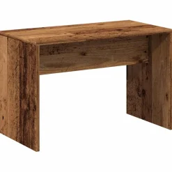 vidaXL Kaptafelkruk 70x35x45 cm bewerkt hout oud houtkleurig