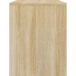 vidaXL Kaptafelkruk 70x35x45 cm bewerkt hout gerookt eikenkleurig