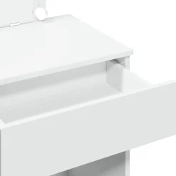 vidaXL Kaptafel met LED-verlichting 100x40x120 cm wit