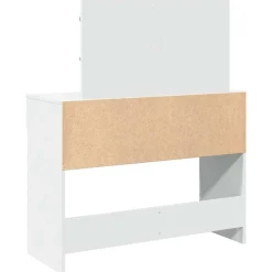 vidaXL Kaptafel met LED-verlichting 100x40x120 cm wit