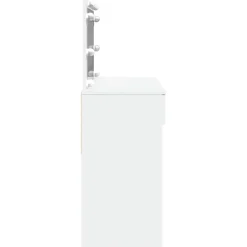 vidaXL Kaptafel met LED-verlichting 100x40x120 cm wit