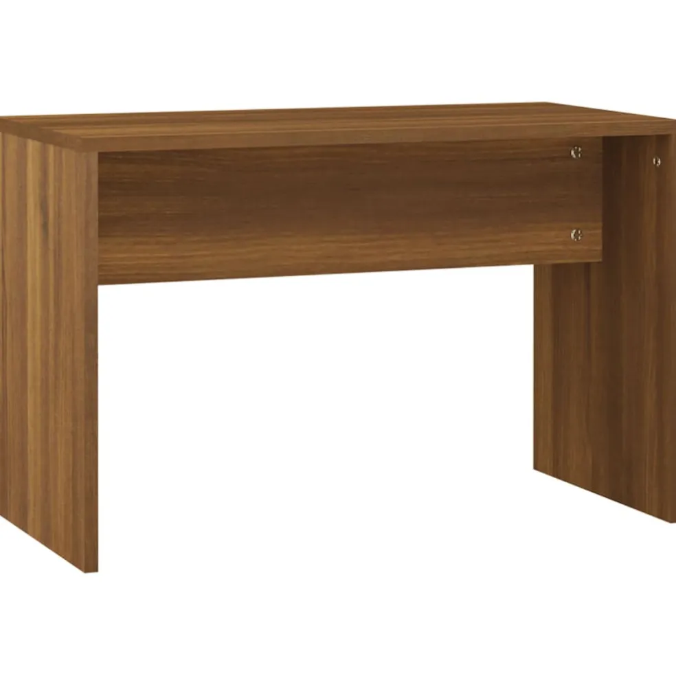 vidaXL Kaptafelset met LED-verlichting bewerkt hout artisanaal eiken