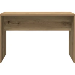 vidaXL Kaptafelset met LED-verlichting bewerkt hout artisanaal eiken