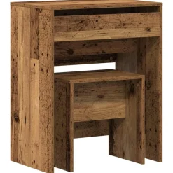 vidaXL Kaptafel 2 st Oud Hout 60 x 40 x 75 cm Bewerkt hout