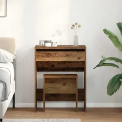 vidaXL Kaptafel 2 st Oud Hout 60 x 40 x 75 cm Bewerkt hout