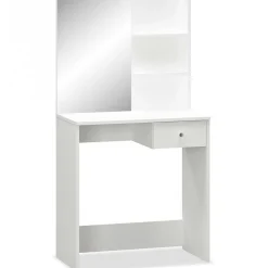 vidaXL Kaptafel 75x40x141 cm bewerkt hout wit