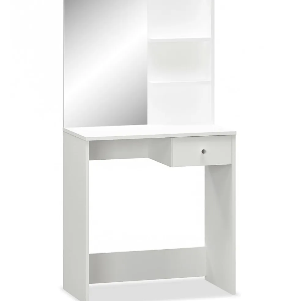 vidaXL Kaptafel 75x40x141 cm bewerkt hout wit