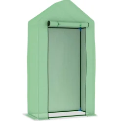 vidaXL Kas met stalen frame 0,5 m² 1x0,5x1,9 m