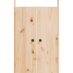 vidaXL Kastdeurtjes voor buitenkeuken MEPPEL 2 st 50x9x82 cm grenenhout