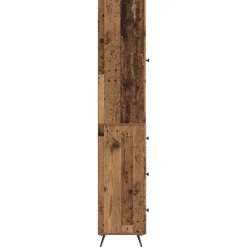 vidaXL Kastenset 2 st 34,5 x 34,5 x 90 cm Bewerkt hout Oud hout
