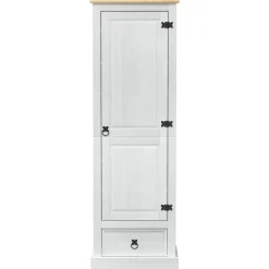 vidaXL Kasten Wit 55 x 38 x 170 cm Massief grenenhout