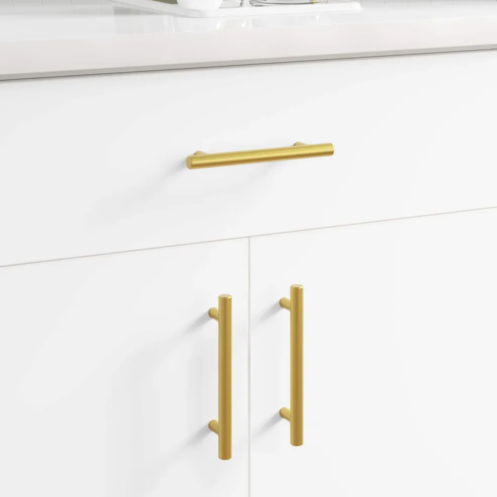 vidaXL Kasthandgreep 12 st Goud 150 mm Roestvrij staal