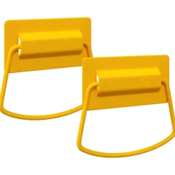 vidaXL Kast Handvatten 2 st Mosterdgeel 85 x 45 mm Metaal