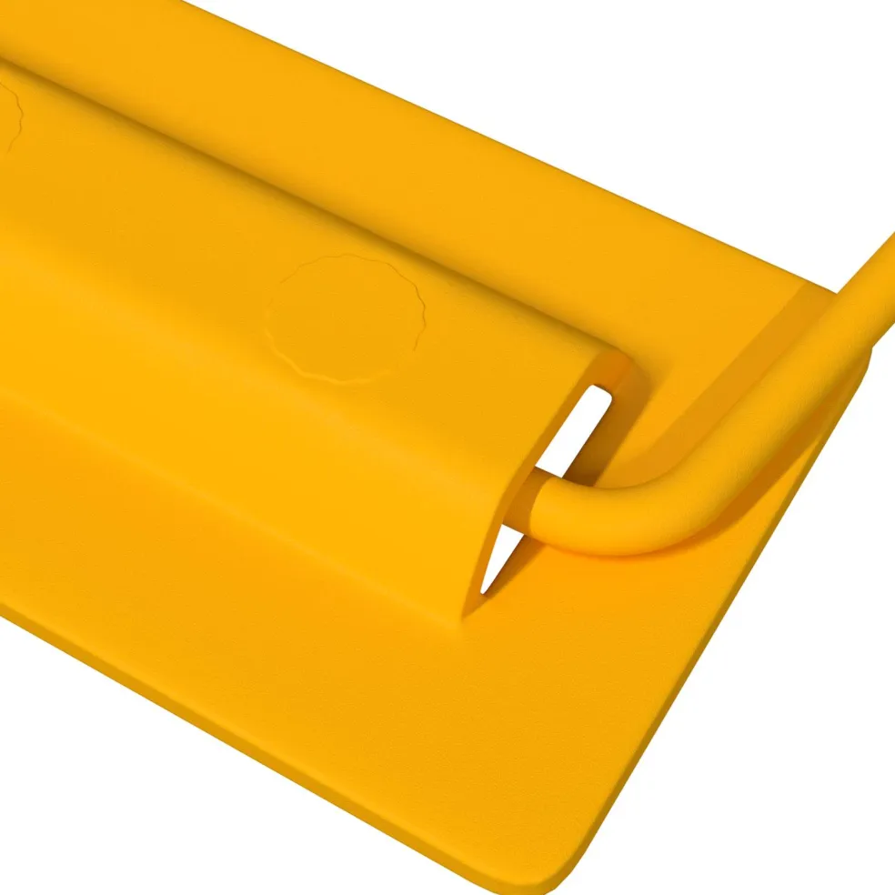 vidaXL Kast Handvatten 2 st Mosterdgeel 85 x 45 mm Metaal