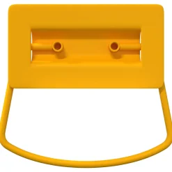 vidaXL Kast Handvatten 2 st Mosterdgeel 85 x 45 mm Metaal