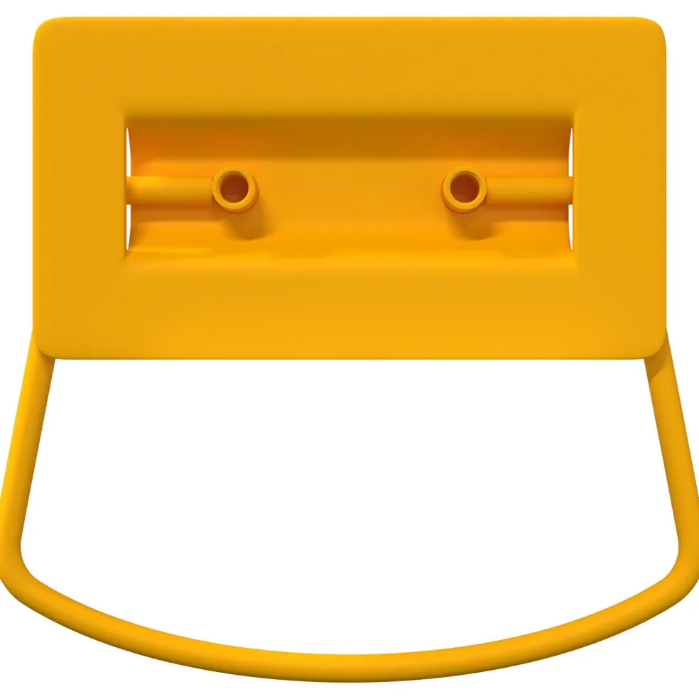 vidaXL Kast Handvatten 2 st Mosterdgeel 85 x 45 mm Metaal