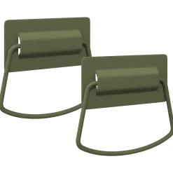 vidaXL Kast Handvatten 2 st Olijf Groen 85 x 45 mm Metaal