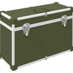 vidaXL Kast Handvatten 2 st Olijf Groen 85 x 45 mm Metaal