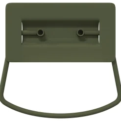 vidaXL Kast Handvatten 2 st Olijf Groen 85 x 45 mm Metaal
