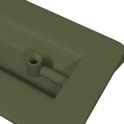 vidaXL Kast Handvatten 2 st Olijf Groen 85 x 45 mm Metaal