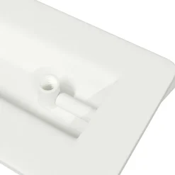 vidaXL Kast Handvatten 2 st Wit 85 x 45 mm Metaal
