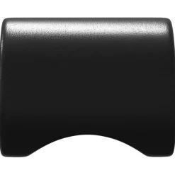 vidaXL Kastknop 2 st Zwart 18 x 23 mm IJzer