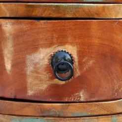 vidaXL Kast met 3 lades massief gerecycled hout