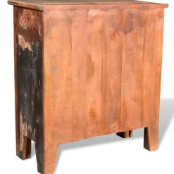 vidaXL Kast met 4 lades massief gerecycled hout
