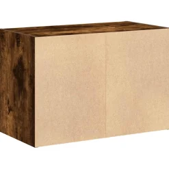 vidaXL Kast met 2 lades 60x31x40 cm bewerkt hout gerookt eikenkleurig