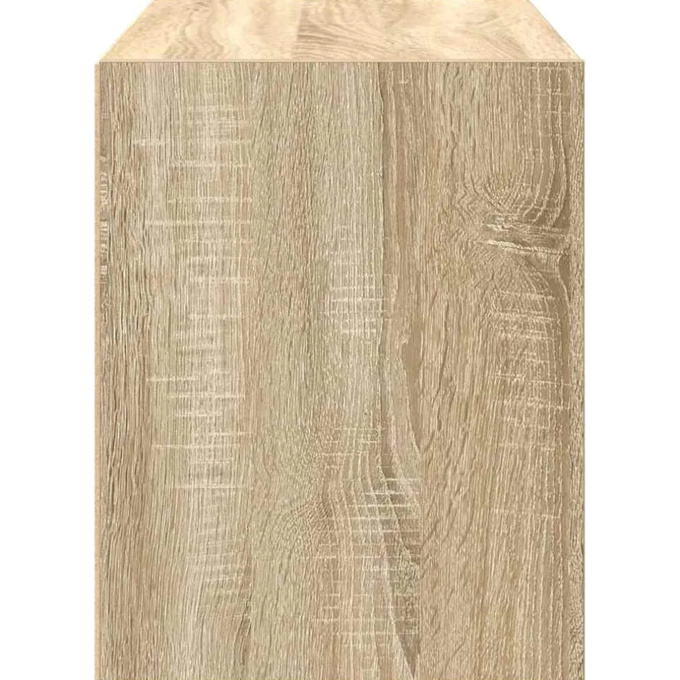vidaXL Kast met 2 lades 60x31x40 cm bewerkt hout sonoma eikenkleur