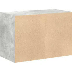 vidaXL Kast met 2 lades 60x31x40 cm bewerkt hout betongrijs