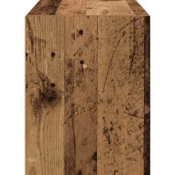 vidaXL Kast met 2 lades 60x31x40 cm bewerkt hout oud houtkleurig