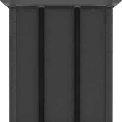 vidaXL Kast met 4 vakken met boxen 69x30x72,5 cm stof grijs