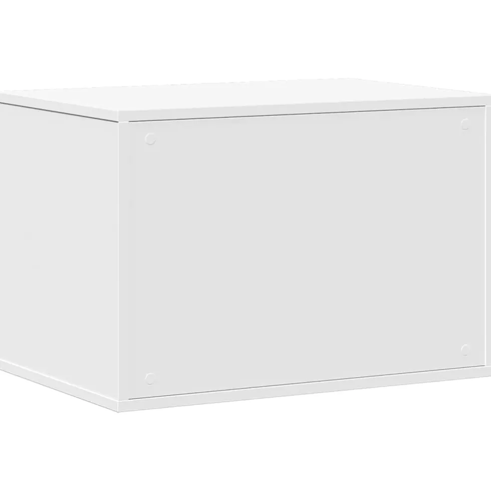 vidaXL Kattenbakkast 60x40x40 cm bewerkt hout wit