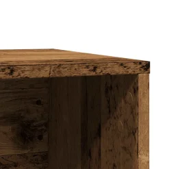 vidaXL Kattenbakkast 60x40x40 cm bewerkt hout oud houtkleurig