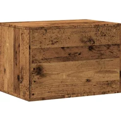 vidaXL Kattenbakkast 60x40x40 cm bewerkt hout oud houtkleurig