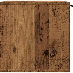vidaXL Kattenbakkast 60x40x40 cm bewerkt hout oud houtkleurig