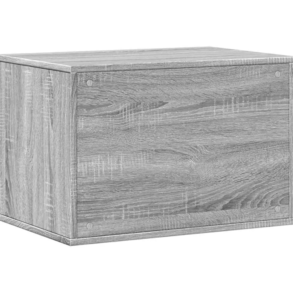 vidaXL Kattenbakkast 60x40x40 cm bewerkt hout grijs sonoma eikenkleur