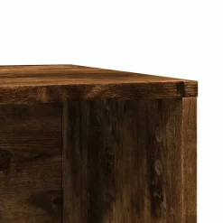 vidaXL Kattenbakkast 60x40x40 cm bewerkt hout gerookt eikenkleurig