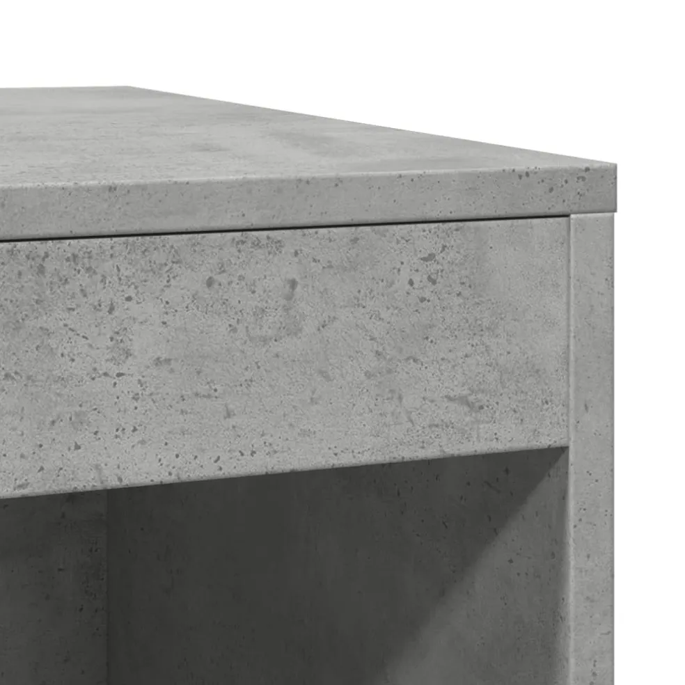 vidaXL Kattenbakkast 47x59x42 cm bewerkt hout betongrijs