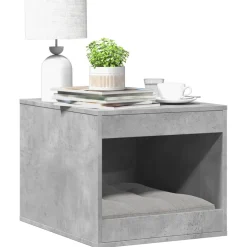 vidaXL Kattenbakkast 47x59x42 cm bewerkt hout betongrijs