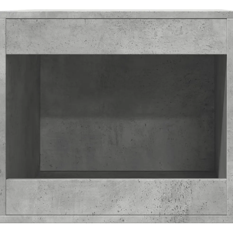 vidaXL Kattenbakkast 47x59x42 cm bewerkt hout betongrijs