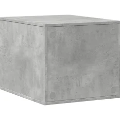 vidaXL Kattenbakkast 47x59x42 cm bewerkt hout betongrijs