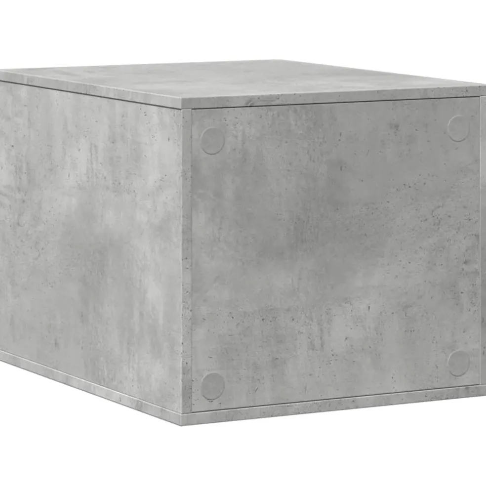 vidaXL Kattenbakkast 47x59x42 cm bewerkt hout betongrijs