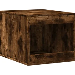 vidaXL Kattenbakkast 47x59x42 cm bewerkt hout gerookt eikenkleurig