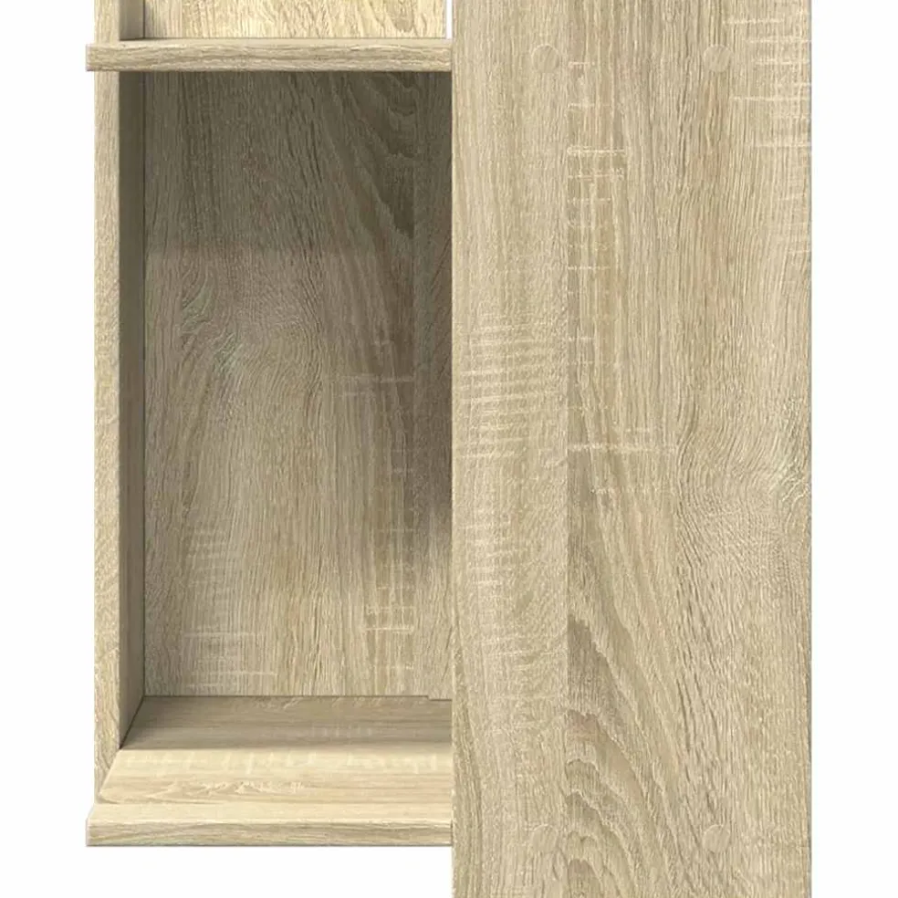 vidaXL Kattenbak Omheining Sonoma Eiken 42 x 42 x 51 cm