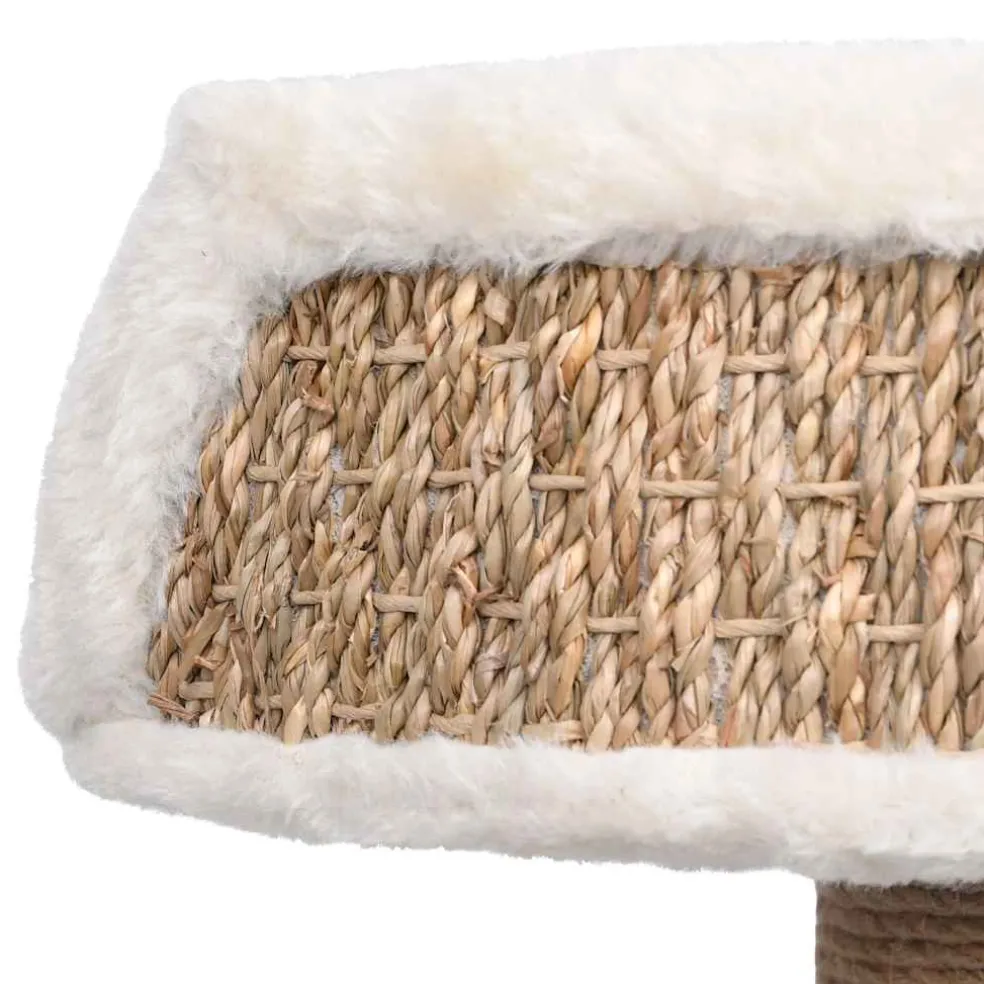 vidaXL Kattenboom met mandje 49 cm zeegras